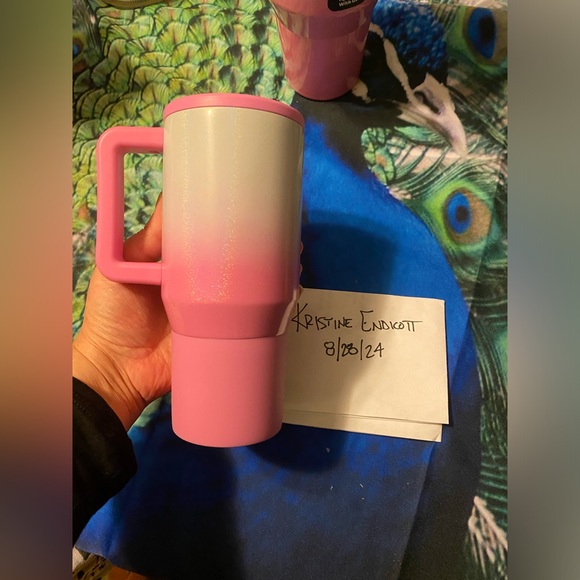 Hydrojug Candy Coated Pink Ombré 20oz Traveler Tumbler - Picture 3 of 6